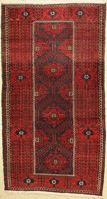 Belutsch alt, Persien, ca. 60 Jahre, Wolle auf Baumwolle, ca. 166 x 92 cm, EHZ: 3