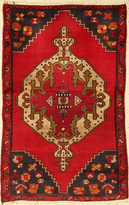 Yürük antik, Türkei, um 1920, Wolle auf Wolle, ca. 160 x 106 cm, EHZ: 3-4