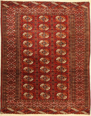 Buchara alt, Turkmenistan, um 1940, Wolle auf Wolle, ca. 167 x 134 cm, EHZ: 2-3