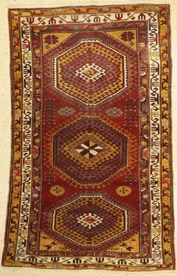 Kazak antik, Kaukasus, um 1910, Wolle auf Wolle, ca. 193 x 125 cm, EHZ: 3-4
