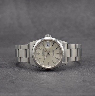ROLEX Datejust Ref. 16200 Oyster Perpetual Herrenarmbanduhr in Edelstahl, Schweiz verk. lt. beil. original Zert. 11/1999, verschr. Oystergeh. inkl. ...