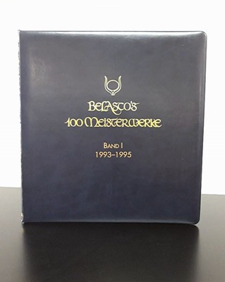 Albert Belasco, geb. 1938, viele Jahre in Baden Baden ansässig, Belascos 100 Meisterwerke, Band 1+2, Album mit Telefonkarten, 1993 - 1999, ...