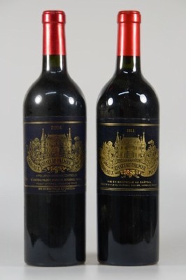 2 Fl. 2004 und 2011 Chateau Palmer, Margaux Medoc, 75 cl, top shoulder, nicht verkostet