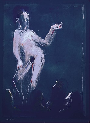 Georg Eisler, 1928-1998, "Phönix-Club, Farbserigrafie, sign., ca. 85x48 cm