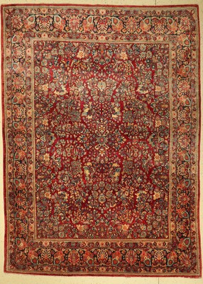 Us Re-Import Sarogh, Persien, um 1930, Wolle auf Baumwolle, ca. 350 x 257 cm, EHZ: 2-3