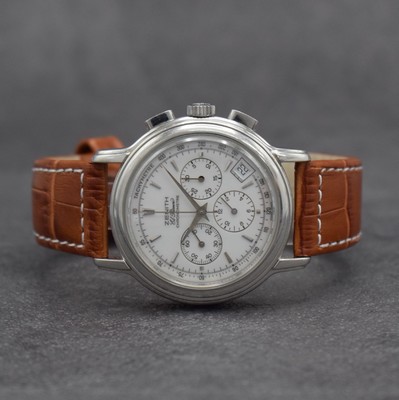 ZENITH El Primero Schaltradchronograph Chronomaster Referenz 14/01.240 400, Automatik, Edelstahlgeh., beids. vergl., Boden 6-fach verschr., ...