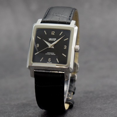 TISSOT Herrenarmbanduhr Heritage 1957, Automatik, Schweiz um 1999, auf 3333 Stück limitiertes Sondermodell, Chronometer in Edelstahl inkl. orig. ...