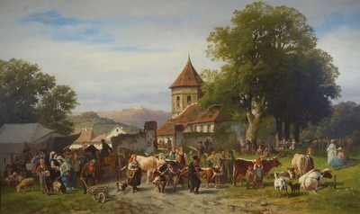 Peter Bücken, 1831 Burtscheid-1915 Aachen, Studium an der Akademie Düsseldorf bei Schirmer und Lessing, sowie bei Verboeckhoven in Brüssel, ...