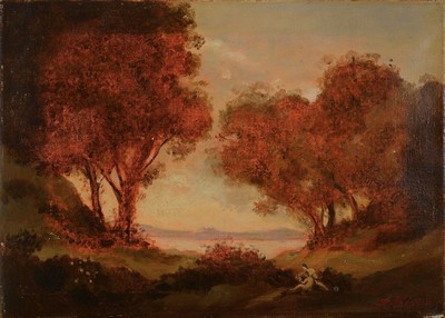 Gio Gino, geb. 1899 Naumburg, Herbstliche Landschaft, Öl/Lwd, rechts unten signiert, ca. 33x46cm