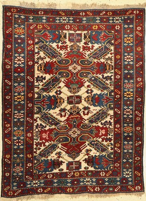 Seichur antik, Kaukasus, um 1900, Wolle aufWolle, ca. 154 x 120 cm, EHZ: 2