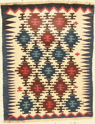 Shahsawan Taschenfront, Persien, Ende 19 Jhd, Wolle auf Wolle, ca. 69 x 53 cm, EHZ: 2-3