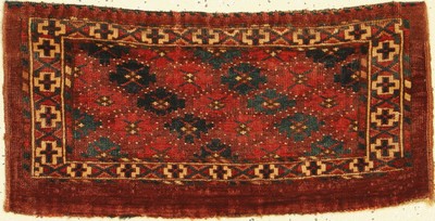 Yomuth Mafrasch antik, Turkmenistan, 19 Jhd, Wolle auf Wolle, ca. 65 x 31 cm, EHZ: 3