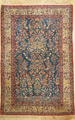 Nain Tudeschk alt, Persien, um 1930/1940, Korkwolle, ca. 230 x 153 cm, ca. 1,0 Mio. Kn/qm, EHZ: 2-3.(Abrasch)