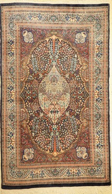 Lahore fein, Pakistan, ca. 50 Jahre, Korkwolle, ca. 226 x 140 cm, EHZ: 2
