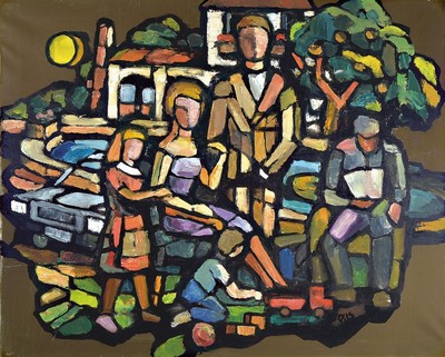 Walter Pils, 1919 Großallein-2008 Karlsruhe, Studium an der Akademie Karlsruhe bei Prof. Gaenslen, war später selbst Professor in Karlsruhe, ...