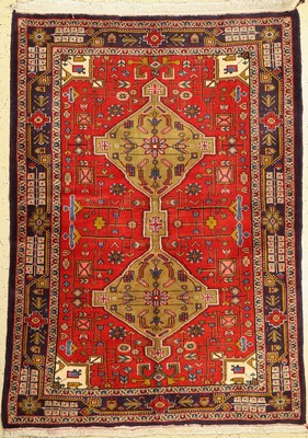 Koliai alt, Persien, um 1950, Wolle auf Baumwolle, ca. 209 x 150 cm, guter Zustand