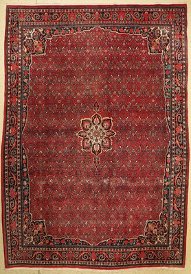 Bidjar fein alt, Persien, um 1940, Korkwolle, ca. 363 x 271 cm, EHZ: 2, (Abrasch)