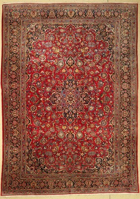 Keschan Kork alt, Persien, ca. 50 Jahre, Korkwolle, ca. 338 x 243 cm, EHZ: 2-3, (leichtverblaßt)