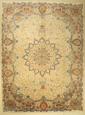 Keschan alt, Persien, ca. 60 Jahre, Wolle auf Baumwolle, ca. 393 x 293 cm, EHZ: 2-3