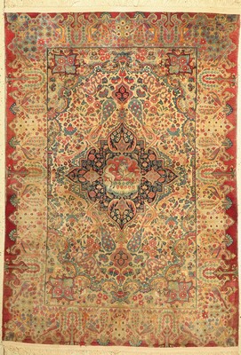 Yazd alt, Persien, um 1940, Wolle auf Baumwolle, ca. 202 x 145 cm, EHZ: 3-4