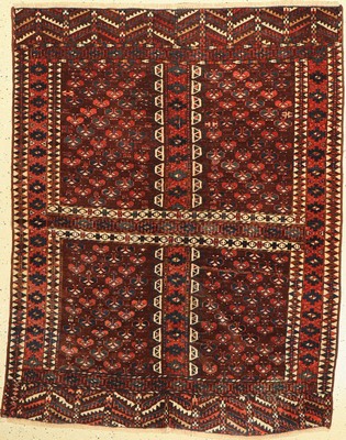 Yomuth Engsi antik, Turkmenistan, Ende 19.Jhd, Wolle auf Wolle, ca. 163 x 128 cm, EHZ: 2-3