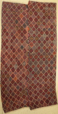 Ost-Anatolischer Kelim, Türkei,End 19 Jhd Wolle auf Wolle, ca. 298 x 158 cm, EHZ: 3