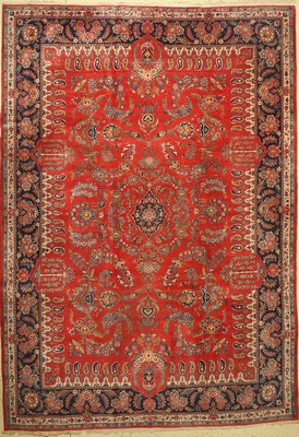 Keschan Kork fein, Persien, um 1960, Korkwolle, ca. 366 x 258 cm, EHZ: 3-4