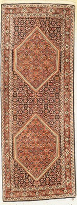 Bidjar fein, Persien, ca. 40 Jahre, Korkwolle, ca. 198 x 74 cm, EHZ: 2