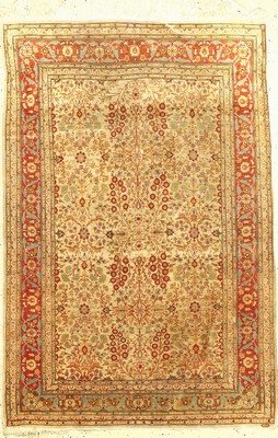 Hereke Seide fein Signiert, Türkei, ca. 50 Jahre, reine Naturseide, ca. 158 x 105 cm, EHZ: 3