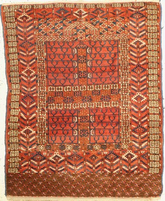 Engsi alt, Turkmenistan, um 1920, Wolle aufWolle, ca. 141 x 114 cm, EHZ: 3
