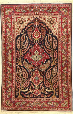 Keschan Kork fein alt, Persien, um 1930/1940, Korkwolle, ca. 206 x 137 cm, EHZ: 2
