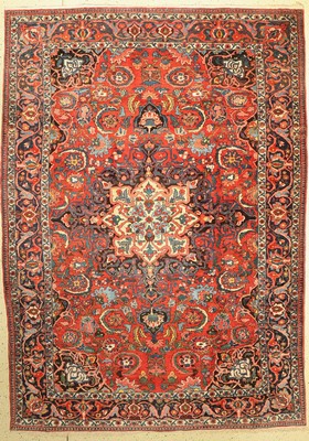 Bachtiar alt, Persien, ca. 60 Jahre, Wolle auf Baumwolle, ca. 290 x 204 cm, EHZ: 2