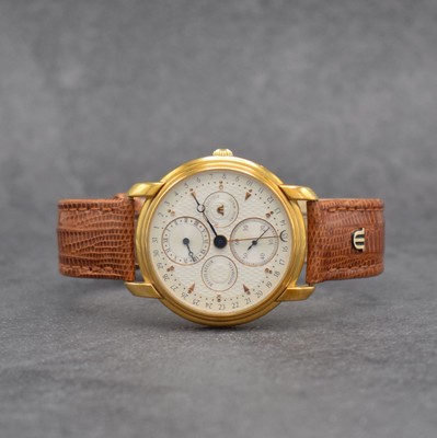 MAURICE LACROIX Regulateur Herrenarmbanduhr, Schweiz verk. lt. beil. Pap. 08/1996, Automatik, Ref. 3765, verg. Geh. beids. vergl., Boden & Glasrand ...