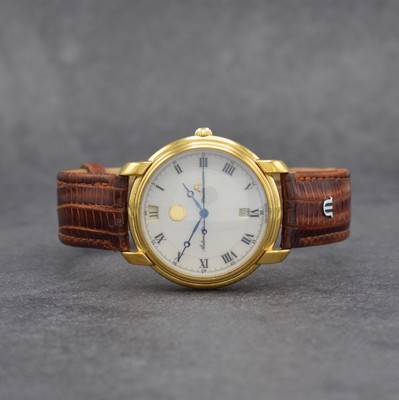 MAURICE LACROIX Herrenarmbanduhr Modell Les Mécaniques, Schweiz um 2000, Ref. 29399, verg. Geh. beids. vergl., Boden & Glasrand aufgedr., Maurice ...