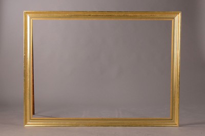 Weichholz-Rahmen, 30 Jahre, echt vergoldet, Rahmen z.T. best., Außenmaße ca. 165x123, Innenmaße ca. 150x107 cm