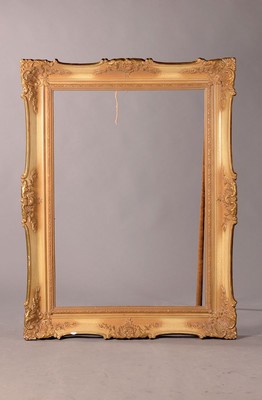 Prunkrahmen, um 1965, Barockstil, zu D-Mark Zeiten 800-900 DM Wert, Rahmen z.T. best., Außenmaße ca. 128x96.5 cm, Innenmaße ca. 105x71.5 cm