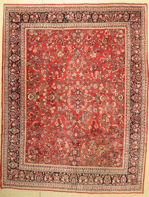 Sarogh alt, Persien, ca. 60 Jahre, Wolle auf Baumwolle, ca. 350 x 273 cm, EHZ: 2, (leicht verblaßt)