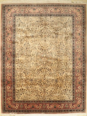 Sarogh Kork, Indien, ca. 50 Jahre, Korkwolle, ca. 304 x 238 cm, EHZ: 2