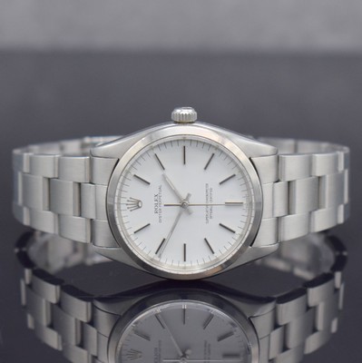 ROLEX Oyster Perpetual Superlative Chronometer Herrenarmbanduhr in Edelstahl, Automatik, Schweiz III. Quartal 1960 lt. Bodenstempel, Ref. 1002/1003, ...