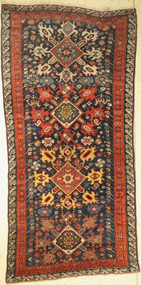 Seichur antik(Alpan Muster), Kaukasus, Ende19 Jhd, Wolle auf Wolle, ca. 290 x 140 cm, EHZ: 4