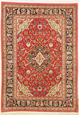 Ghom Kork, Persien, ca. 50 Jahre, Korkwolle, ca. 193 x 136 cm, EHZ: 2