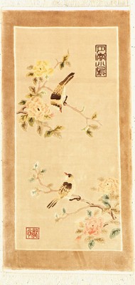 China Seide, ca. 30 Jahre, reine Naturseide, ca. 93 x 47 cm, EHZ: 2