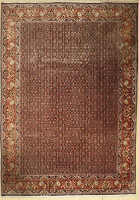 Bidjar Kork fein, Persien, ca. 50 Jahre, Korkwolle, ca. 355 x 251 cm, Reinigungsbedürftig, EHZ: 2