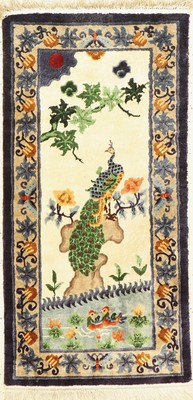 China Seide, ca. 40 Jahre, reine Naturseide, ca. 125 x 62 cm, EHZ: 2