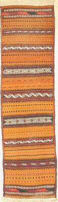 Belutsch Sumakh, Persien, um 1950, Wolle auf Wolle, ca. 195 x 55 cm, EHZ: 2