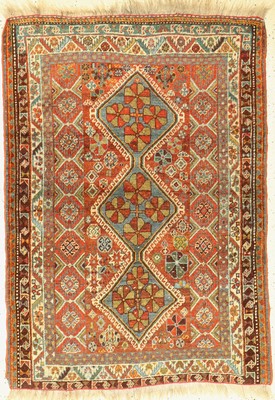Ghaschgai antik, Persien, um 1900, Wolle auf Wolle, ca. 167 x 117 cm, EHZ: 4-5