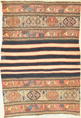 Sumakh Mafrasch Teil, Persien, um 1950, Wolle auf Wolle, ca. 150 x 105 cm, EHZ: 2-3