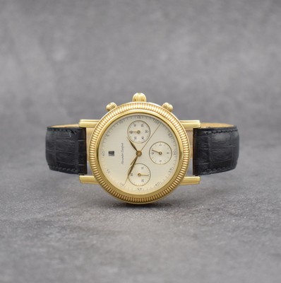 ALEXANDER DANFORD Herrenchronograph, Schweiz um 2000, Automatik, verg., beids. vergl. Geh. m. Riffel-Lünette & Münzrand, Boden & Glasrand aufgedr., ...