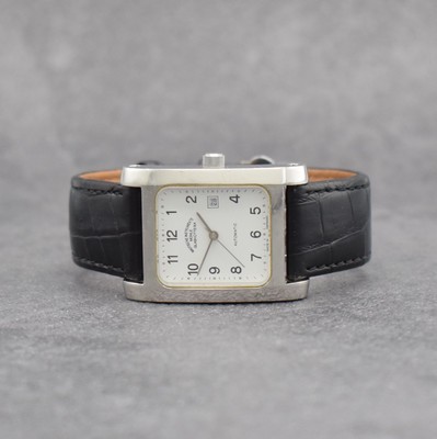 MÜHLE Glashütte/SA Nautische Instrumente rechteckige Armbanduhr in Edelstahl, Deutschland/Schweiz lt. beil. orig. Papier verk. Mai 2001, Automatik, ...