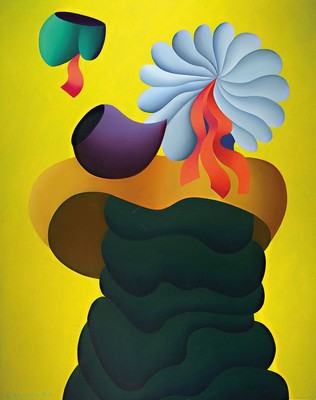 Wilhelm Beuermann, 1937-2006, Öl/Lwd, links unten sign., R. ca. 130x103 cm